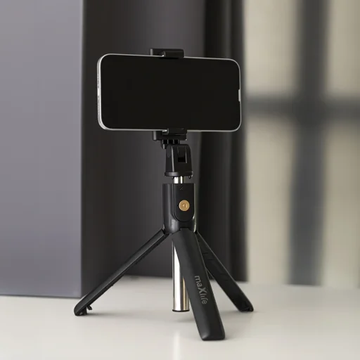 Maxlife Bluetooth szelfibot tripod MXST-100 fekete - 12