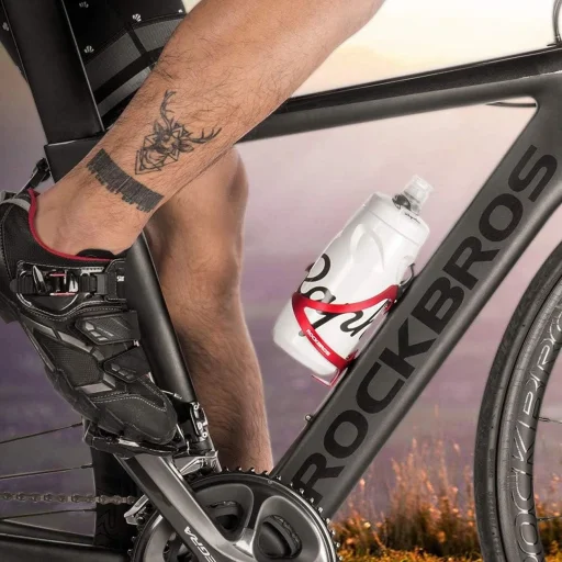 Rockbros 2017-11ARD Alumínium Biciklis Kulacstartó - Piros - 2