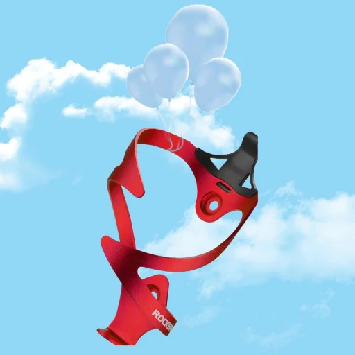 Rockbros 2017-11ARD Alumínium Biciklis Kulacstartó - Piros - 3