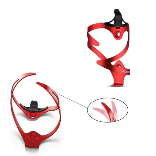 Rockbros 2017-11ARD Alumínium Biciklis Kulacstartó - Piros - 4