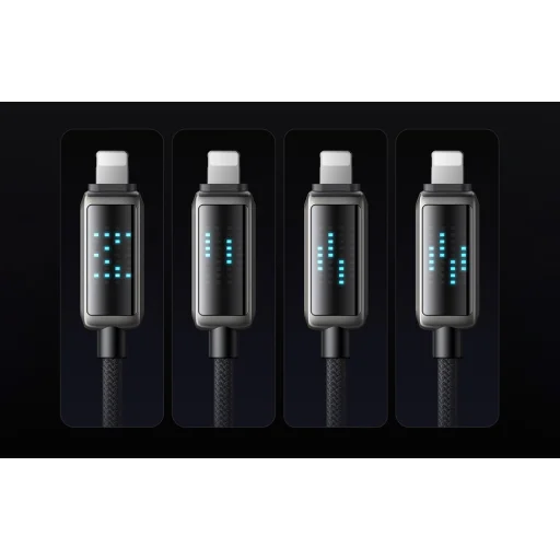 Mcdodo CA-2630 LED kijelzős USB-C - Lightning 36W adatkábel 1,2m - 7