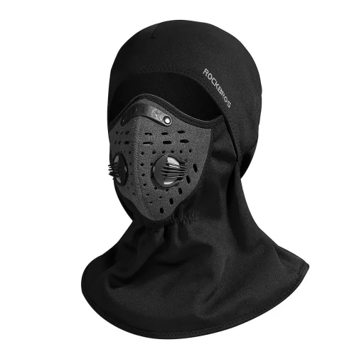 Rockbros LF7127-1 Új Velvet Sport Balaklava Szűrővel - Fekete - 1
