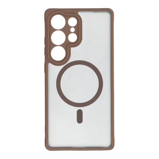 TELJES MATT MAG TÖLTÉSRE ALKALMAS tok Samsung Galaxy S25 Plus barna - 1