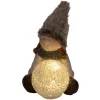 Home KDC 28 ülő figura kerámia-plüss dekoráció, EVA gömb, 1 db LED thumbnail