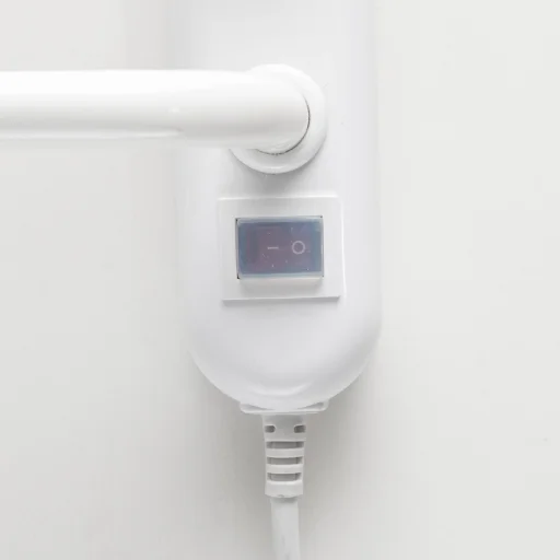 Home FTW 4 fali fűtött elektromos törölközőszárító, 90W, IPX1 védelem, fehér - 3