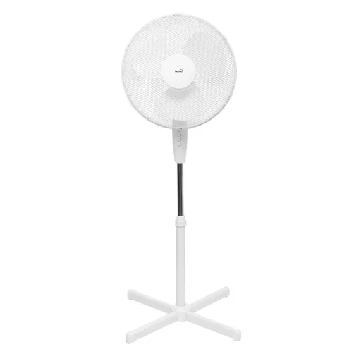 Home SF40WH állóventilátor, 45 W, 40cm-es lapátátmérő, 3 sebességfokozat, oszcillálás, állítható fejdőlésszög, fehér színű - 2