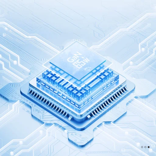 Foneng GaN10-EU hálózati töltő - USB + 2xType C - QC 4.0+ PD 65W Type C-C kábellel fehér - 6
