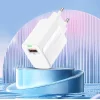 Foneng fali töltő EU64 - USB - 18W USB - Micro USB kábellel fehér thumbnail