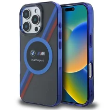 iPhone 16 Pro Fekete BMW Motorsport IML Circle MagSafe tok