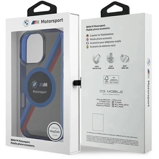  iPhone 16 Pro Fekete BMW Motorsport IML Circle MagSafe tok - 8