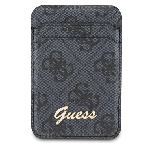 Guess Wallet Kártyatartó Állvány GUWMSHG4SHK tok - fekete MagSafe 4G Classic Logo - 2