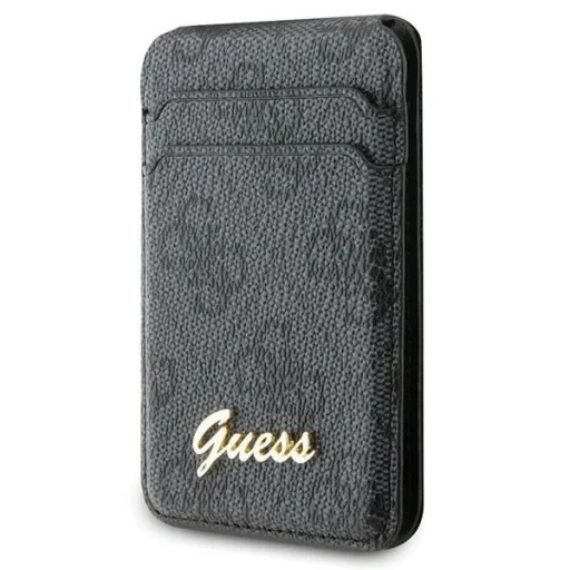 Guess Wallet Kártyatartó Állvány GUWMSHG4SHK tok - fekete MagSafe 4G Classic Logo - 1
