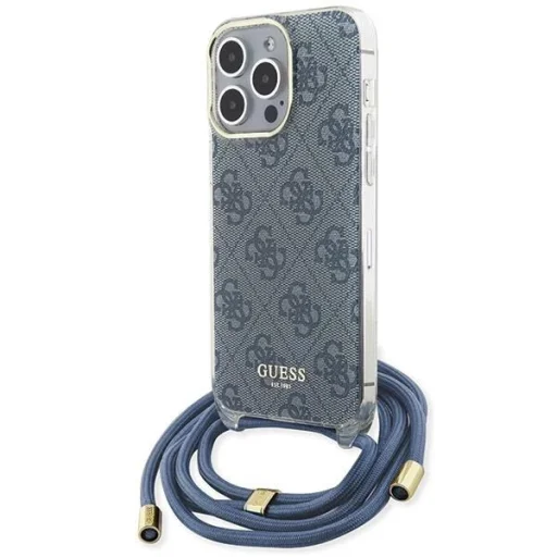 Guess Crossbody Cord 4G Print tok iPhone 15 Pro Max - kék - 1