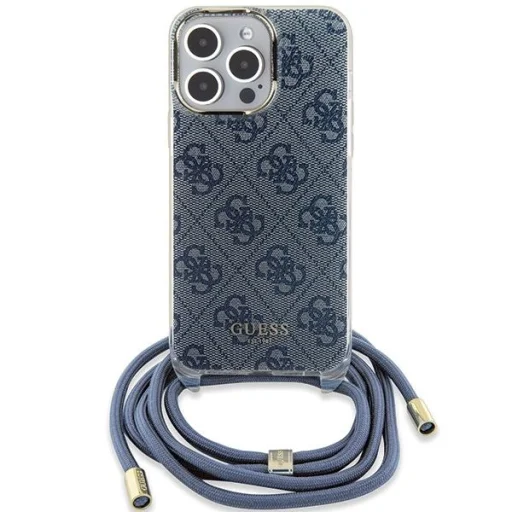 Guess Crossbody Cord 4G Print tok iPhone 15 Pro Max - kék - 2