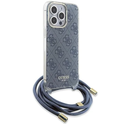 Guess Crossbody Cord 4G Print tok iPhone 15 Pro Max - kék - 3