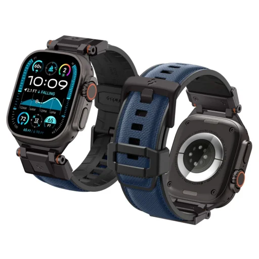 Spigen Durapro Armor Apple Watch 6 / 7 / 8 / 9 / 10 / 11 / SE / Ultra 1 / 2 (44 / 45 / 46 / 49 mm) Sötétkék szíj - 2