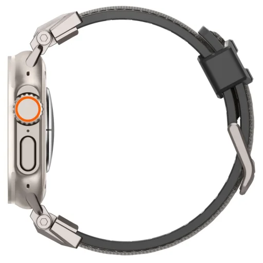 Spigen Durapro Armor Apple Watch 6 / 7 / 8 / 9 / 10 / 11 / Se / Ultra 1 / 2 (44 / 45 / 46 / 49 mm) Szürke szíj - 3