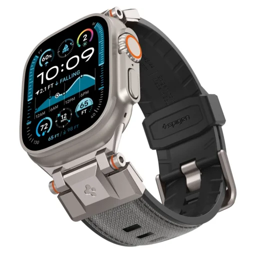 Spigen Durapro Armor Apple Watch 6 / 7 / 8 / 9 / 10 / 11 / Se / Ultra 1 / 2 (44 / 45 / 46 / 49 mm) Szürke szíj - 7