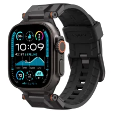 Spigen Durapro Armor Apple Watch 6 / 7 / 8 / 9 / 10 / 11 / SE / Ultra 1 / 2 (44 / 45 / 46 / 49 mm) Fekete szíj