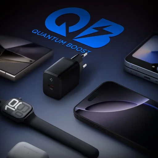 Spigen Essential Ee201eu 1-port Hálózati Töltő 20w Fekete - 4