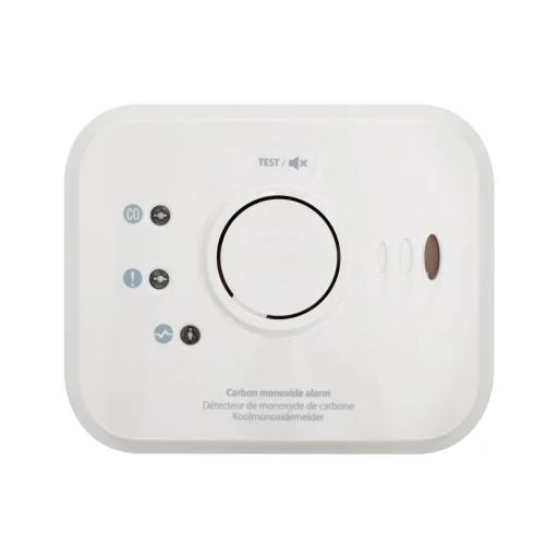 FireAngel NM-CO-10X-INT szén-monoxid vészjelző, beépített, nem cserélhető lítium elem, 10 év várható üzemidő, W2-modulal hálózatba kapcsolható, fehér - 1