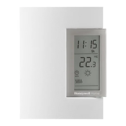Honeywell Home T140C110AEU digitális szobatermosztát T140, 5 - 30 °C, adaptív, szivattyúvédelem funkció, programozható, telefonos vezérlés, automatizált rendszerek - 1