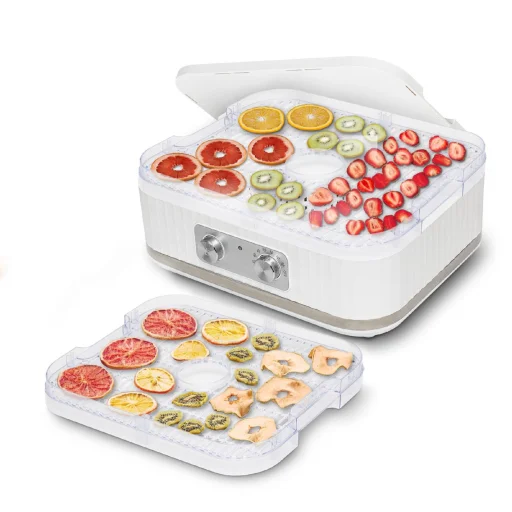 Home HG ASZ 5 aszaló, 35-70°C között állítható hőmérséklet, 5 tálca, töltőtömeg 3,5 kg, 250 W, fehér - 3