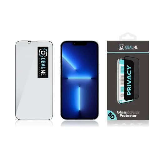 OBAL:ME Privacy 5D üvegfólia Apple iPhone 13 Pro Max/14 Plus Black - 4