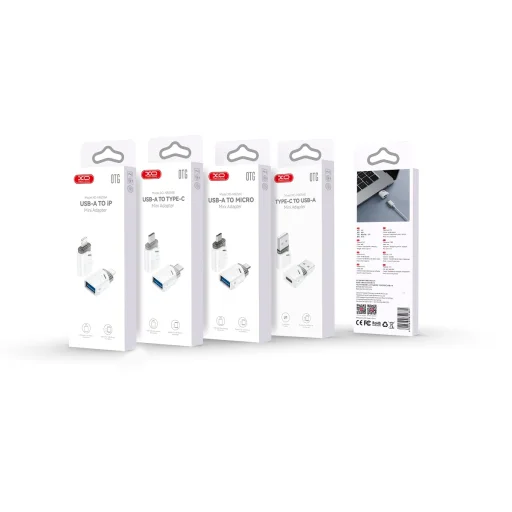 XO adapter NB256D USB-C - USB fehér - 2