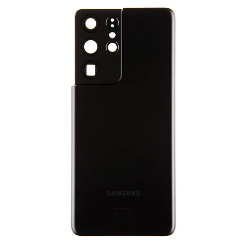 Samsung G998 Galaxy S21 Ultra akkumulátorfedél Phantom Black (Szerviz csomag) - 1