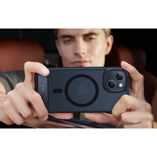 Torras UPRO Pstand tok iPhone 15-höz (átlátszó) - 2