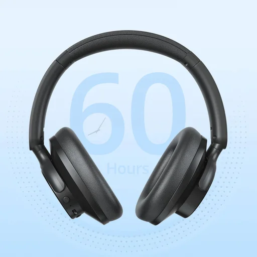 Tronsmart Soundfii Q20 ANC On-Ear Bluetooth 5.3 vezeték nélküli fejhallgató - Fekete - 12