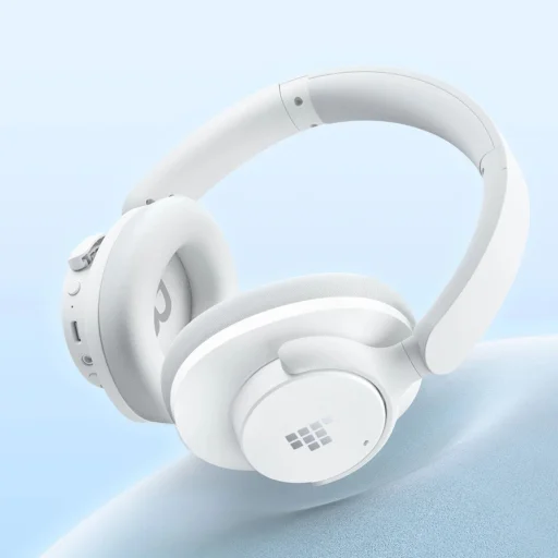 Tronsmart Soundfii Q20 ANC On-Ear Bluetooth 5.3 Vezeték nélküli Fejhallgatók - Fehér - 14