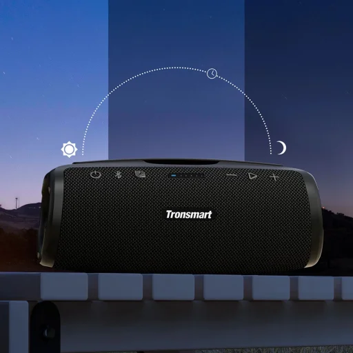 Tronsmart Mirtune S100 50W Bluetooth 5.3 IPX7 Vezeték nélküli Hangszóró - Fekete - 11
