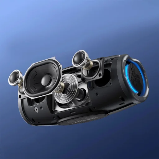 Tronsmart Mirtune S100 50W Bluetooth 5.3 IPX7 Vezeték nélküli Hangszóró - Fekete - 12