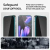Spigen Glas.tr "Ez Fit" 2-pack Google Pixel 9 / 9 Pro Privacy üvegfólia - 8
