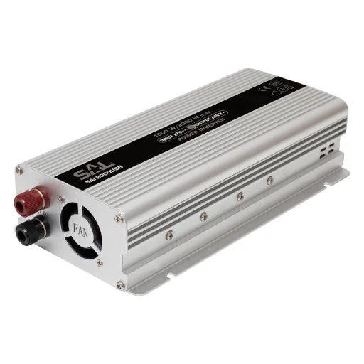 SAL SAI 2000USB feszültségátalakító, 1000 W, inverter, 500 mA USB töltő, gyermekzár - 3
