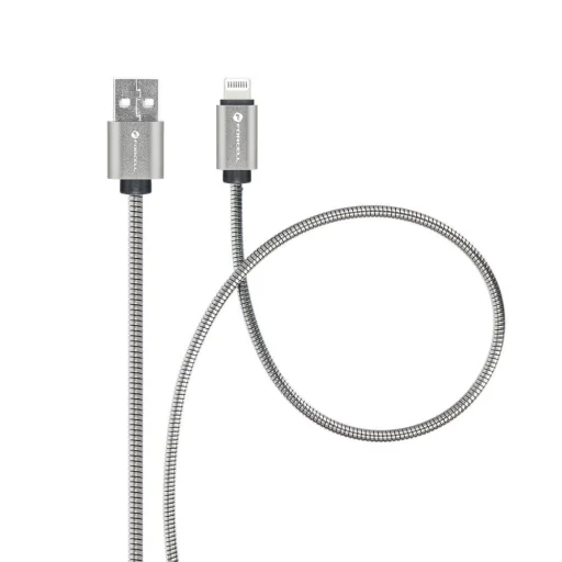 FORCELL F-ENERGY Metal C236 kábel USB A Lightning 2,4A 12W 1 m ezüst, - 2
