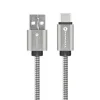 FORCELL F-ENERGY Metal C234 kábel USB A-ról Type-C-re QC3.0 2,4A 12W 1 m ezüst thumbnail