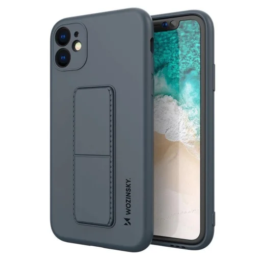 Wozinsky Kickstand Case Szilikon Állvány Tok Samsung Galaxy A72 4G-hez Kék - 1