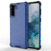 Honeycomb armor tok TPU kerettel Samsung Galaxy S21+ 5G (S21 Plus 5G) kék tok
