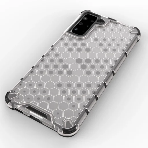 Honeycomb Case páncélozott tok TPU ütközővel Samsung Galaxy S21+ 5G (S21 Plus 5G) fekete tok - 4