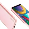 Dux Ducis Yolo elegáns tok puha TPU és PU bőrből Samsung Galaxy M30s rózsaszín tok thumbnail