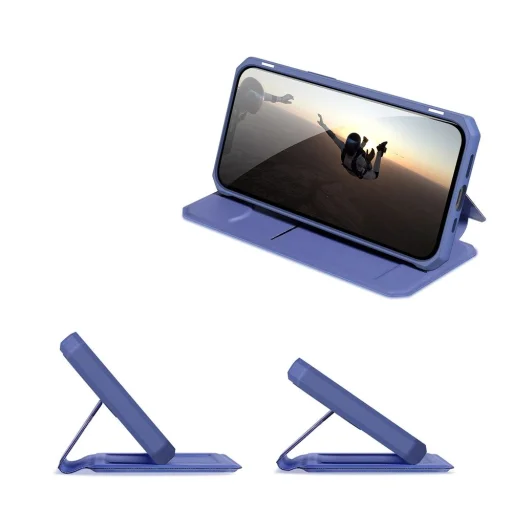 DUX DUCIS Skin X fliptok iPhone 13 Pro kék tok - 9