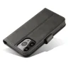 Magnet Case elegáns fliptok kitámasztóval iPhone 13 Pro Max fekete tok thumbnail