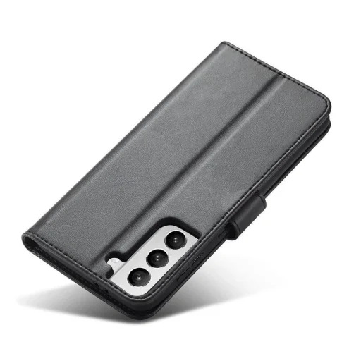 Magnet Elegant fliptok Samsung Galaxy S22+ (S22 Plus) Fekete tok - 2