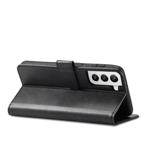Magnet Elegant fliptok Samsung Galaxy S22+ (S22 Plus) Fekete tok - 5