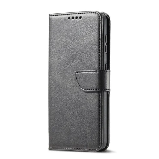 Magnet Elegant fliptok Samsung Galaxy S22+ (S22 Plus) Fekete tok - 7