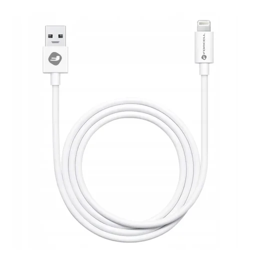 FORCELL C316 kábel USB A Lightning 1A CSŐ 1 m fehér - 2