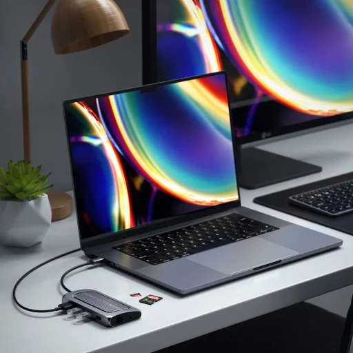 Satechi Alumínium USB4 Többportos Adapter 8K HDMI-val (1x8K HDMI/30Hz, USB-C PD 100W, Ethernet, 2xUSB-A 3.2, 1xUSB-A 2.0, Micro/SD, 3,5 mm audio) - Űrszürke - 6